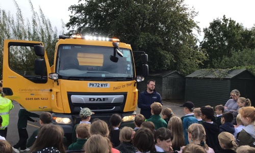 The whole school could visit the Gritter and learn about how it works.